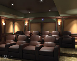 red theater chairs