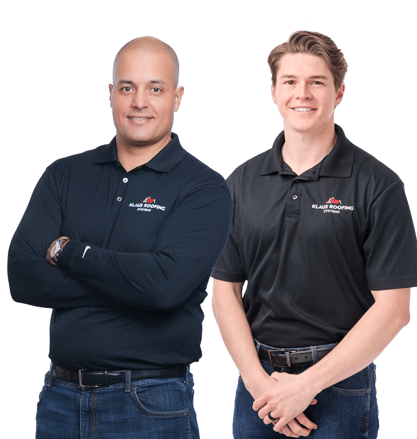 Mario Fender & Josh McCumber, Owner of Klaus Roofing Systems of Texas Hill Country