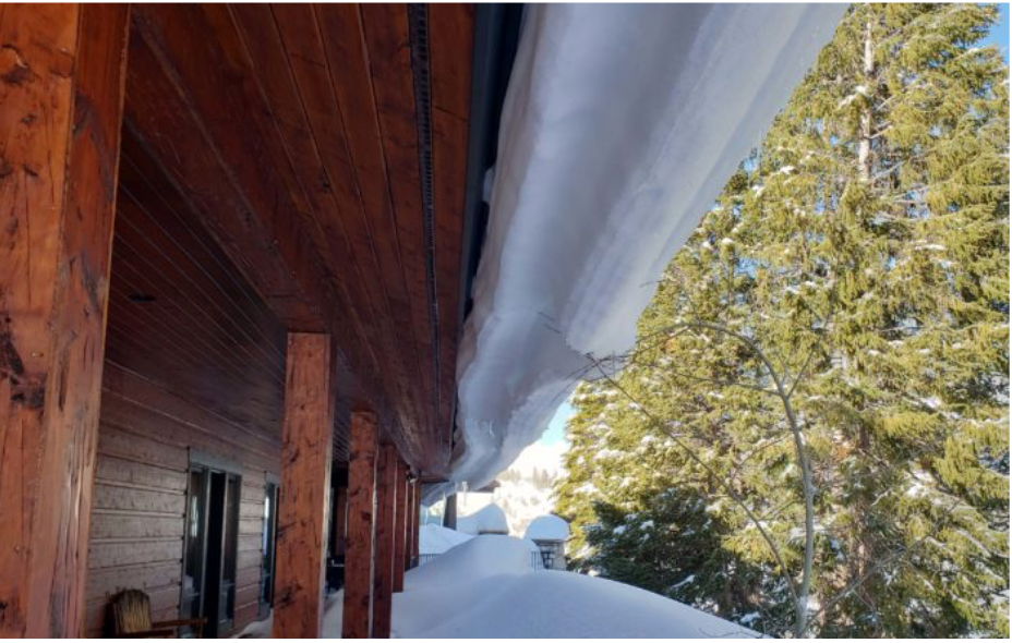 Roof Ice Damage in Northwest Colorado