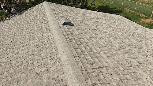 Roof hail damage in Newnan
