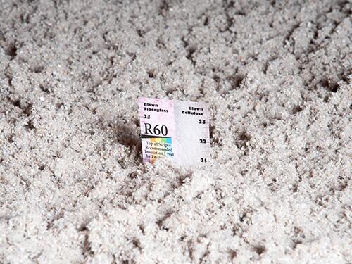 cellulose insulation level