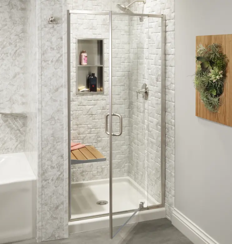 Premier Showers bathroom remodel in Goshen, Indiana
