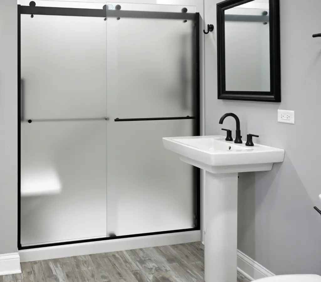 Tub-to-shower conversion completed by Premier Showers