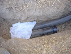 Installing Exterior French Drain