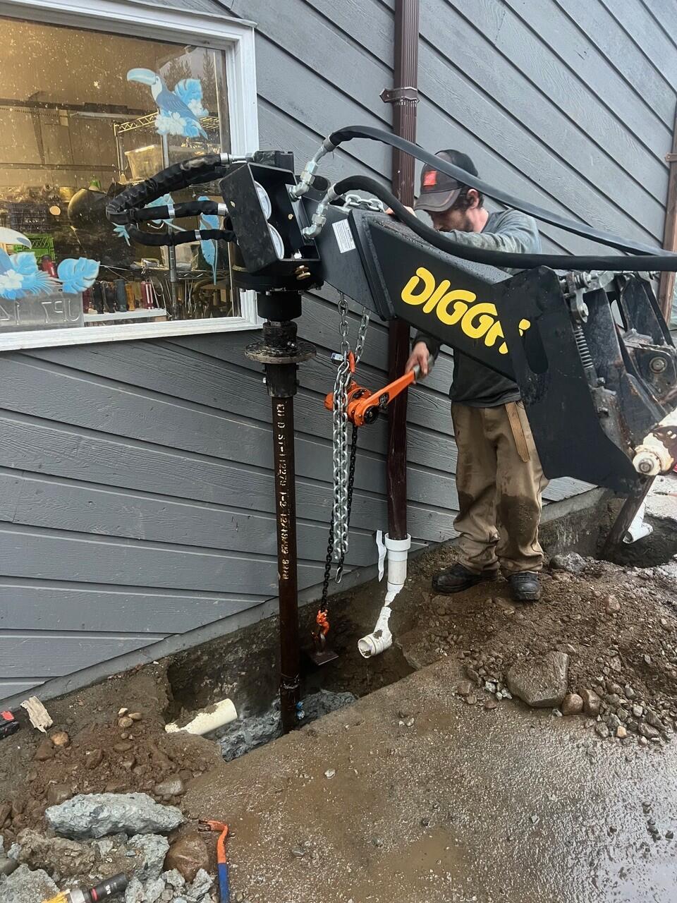 Helical Piers for a Gold River Home