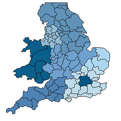 Great Britain Service Area for Basement Systems GB | Damp Proofing in ...