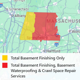 Fogarty's Home Services Total Basement Finishing Service Area