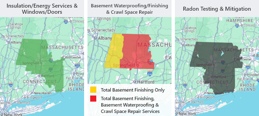 Northern CT, Berkshire County and Greater Springfield MA