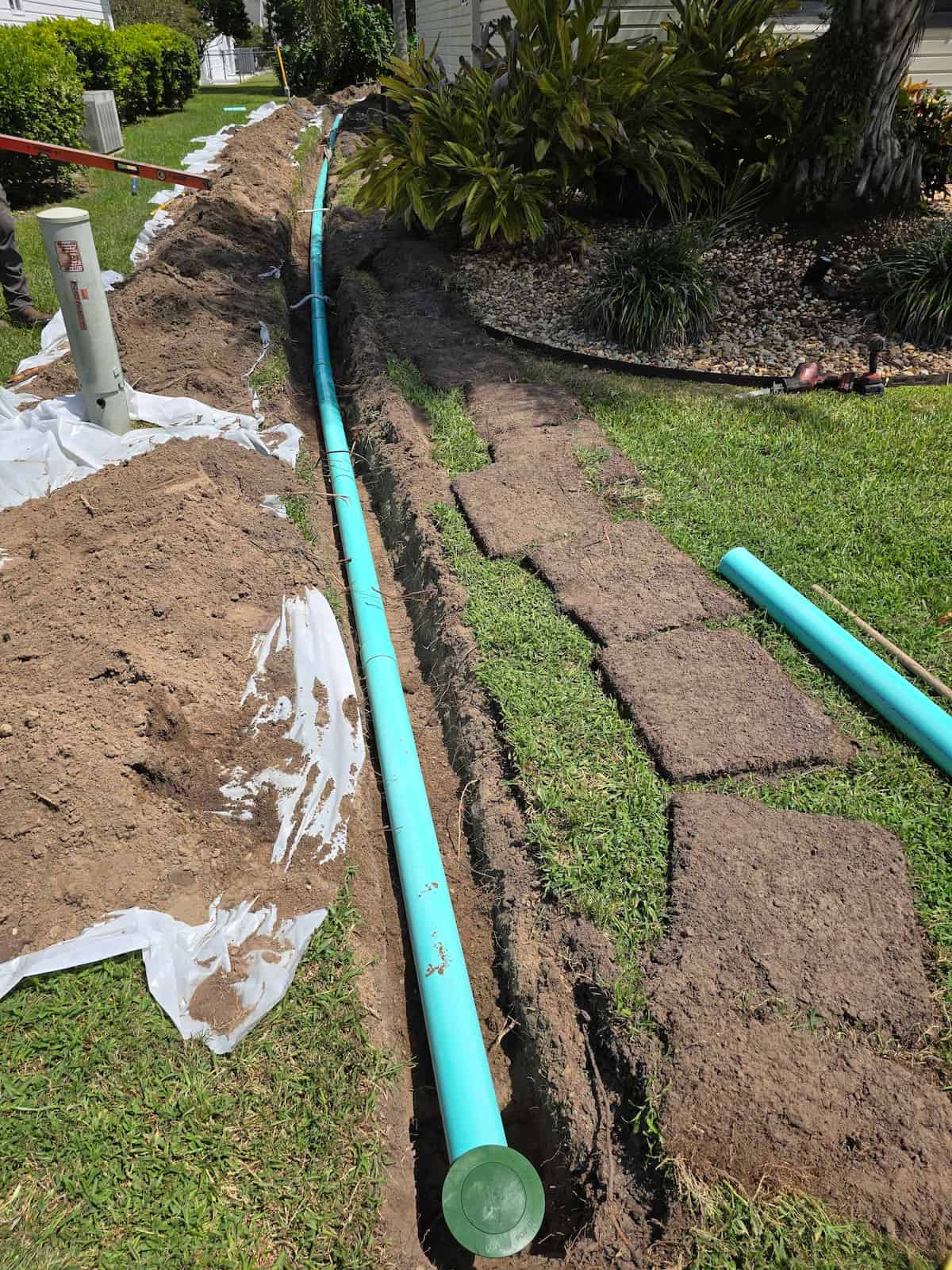 Tampa French Drainage System