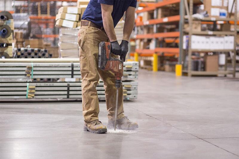 PolyLevel can fix uneven warehouse floors