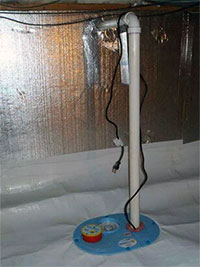 crawl space sump pump