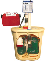 Battery Back Up Sump Pump System