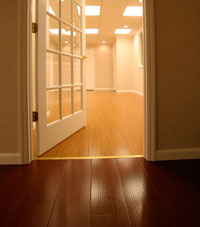 Basement Wood Flooring installed in Nutria, Colorado
