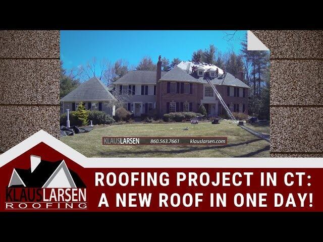 A new roof in one day by Klaus Larsen Roofing