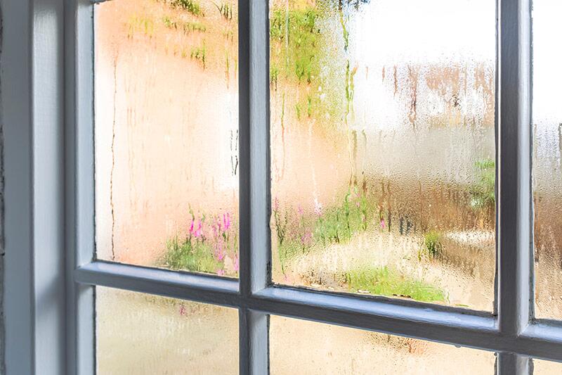 Condensation on windows may mean it's time for replacement windows