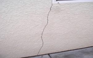 Crack in foundation wall