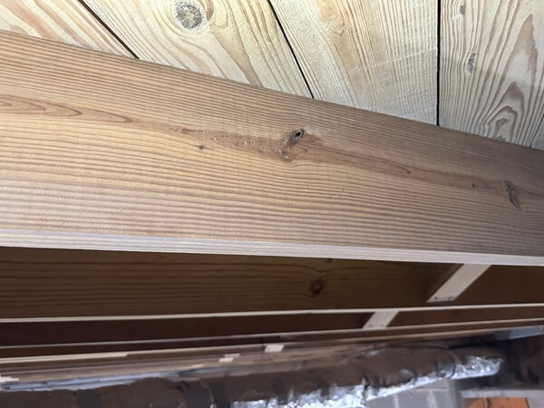 After NuWood soda blasting mold treatment