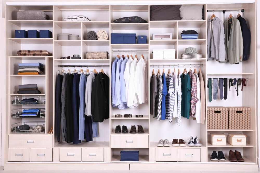 Custom walk-in closet Custom walk-in closet