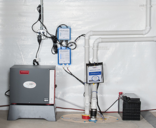 Basement Dehumidifier & Waterproofing System in [city 1]