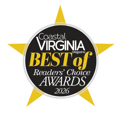 Costal Virginia Magazine Best of Reader's Choice Award 2026