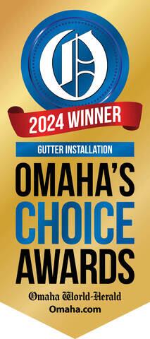 Omaha Choice Awards - First Place Gutter Installation