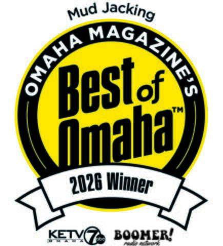 Best of Omaha 2026 - First Place Mudjacking
