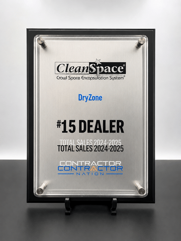 #15 Dealer Dryzone CleanSace 2024-2025 Contractor Nation Reward