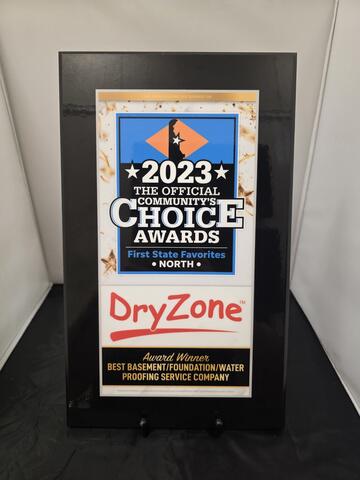 2023 Official Community Choice Award First State Favorites DryZone Award