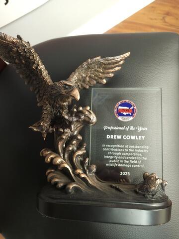 Drew Cowley Wins Professional of the Year Award from National Wildlife...