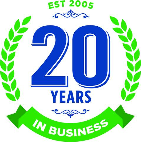 Celebrating 20 Years in Business 2025
