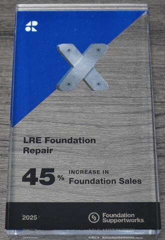 LRE Earns 45% Increase in Foundation Sales