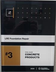 LRE Ranks #3 Dealer for Supportworks Concrete Products