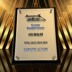 #35 in Total Sales in the Basement Systems Network