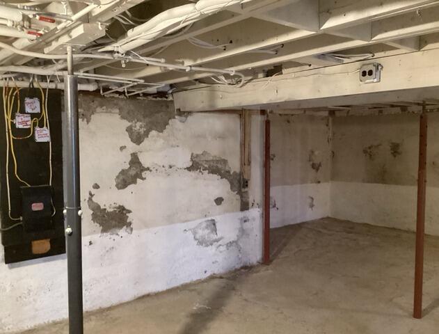 Basement Waterproofing in Troy, NY - Before Photo