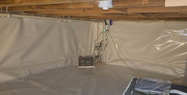 Encapsulating a Crawlspace in Roxbury, NY - After Photo