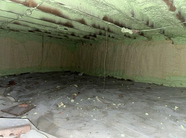 Encapsulating a Crawlspace in Roxbury, NY - Before Photo