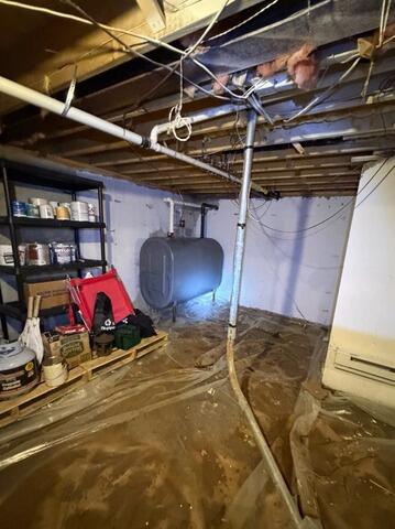 Full Basement Repair in Denver, NY - Before Photo