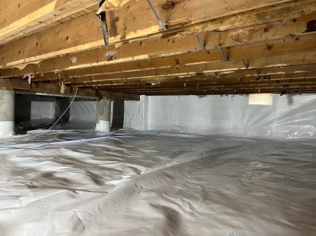 Crawlspace Encapsulation in Schenectady, NY - After Photo