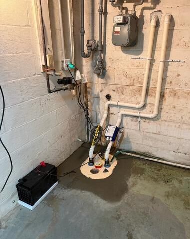 Sump Pump Installation in Niskayuna, NY - After Photo