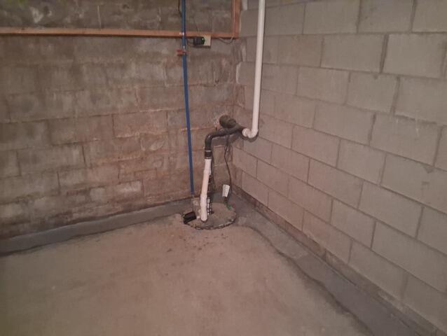 Basement Waterproofing and Finishing in Schenectady, NY - Before Photo