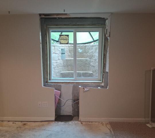 Egress Window Installation in Malta, NY - After Photo