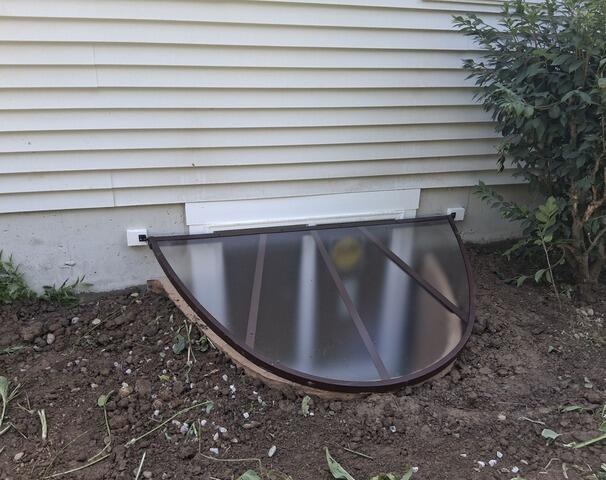 Installing and Egress Window in Malta, NY - After Photo