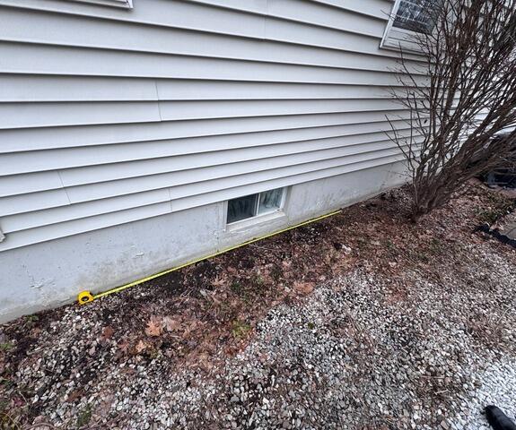 Installing and Egress Window in Malta, NY - Before Photo