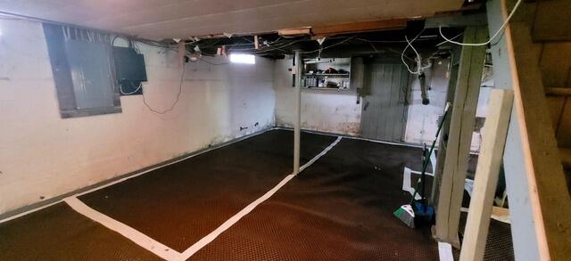 Foundation Support in Schenectady, NY - Before Photo