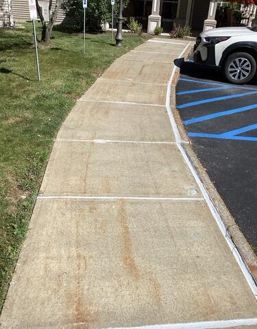 PolyLevel For a Commercial Sidewalk in Queensbury, NY - After Photo