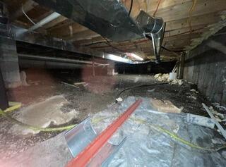 Waterproofing a Crawlspace in Ticonderoga, NY