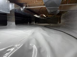Waterproofing a Crawlspace in Ticonderoga, NY