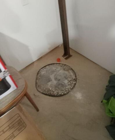 Radon Gas Mitigation and Sump Upgrade - Pain Court, ON - Before Photo