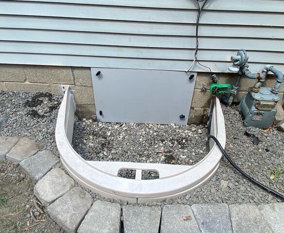 Crawl Space Door and Well - Windsor, ON - After Photo