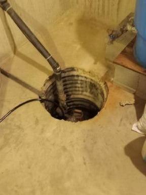 Airtight Sump Lid - St Marys, ON - Before Photo